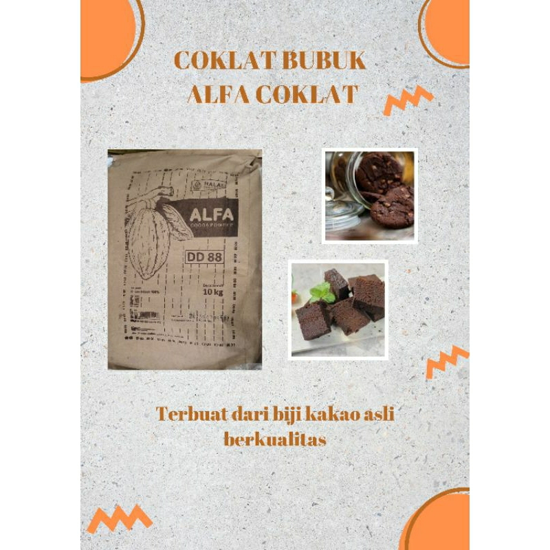 

Coklat bubuk alfa coklat 10 kg