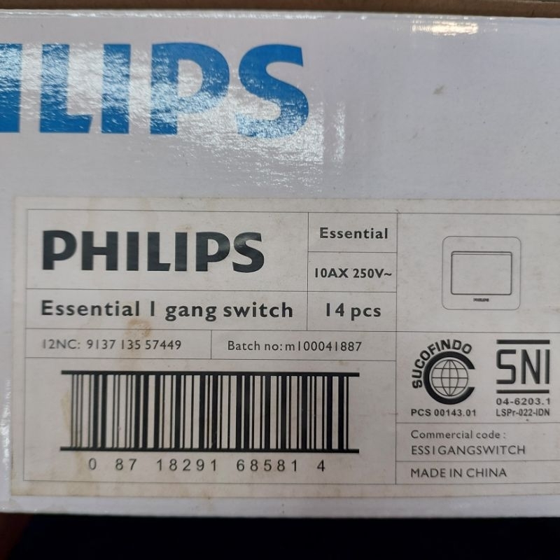 Saklar Essential Philips