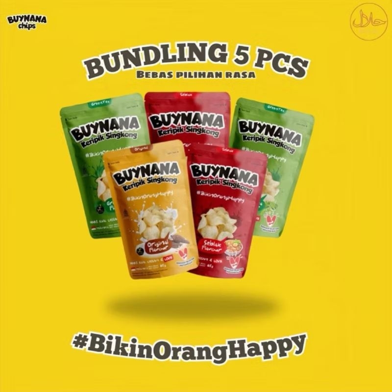 

BUYNANA Keripik Singkong 5 Varian