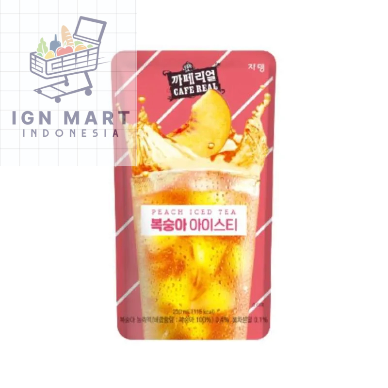 

JARDIN ICED PEACH TEA 230 ML | INSTANT KOREAN TEA DRINK POUCH