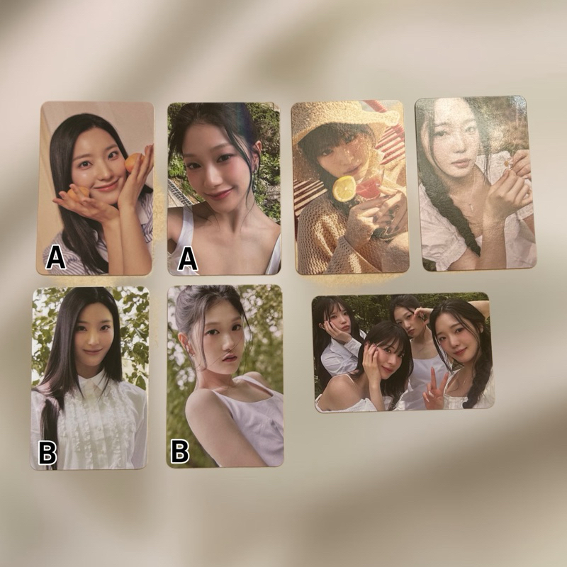 [Ready Stock] - fromis_9 from summer photobook trading card photocard pc tc saerom jisun chaeyoung s