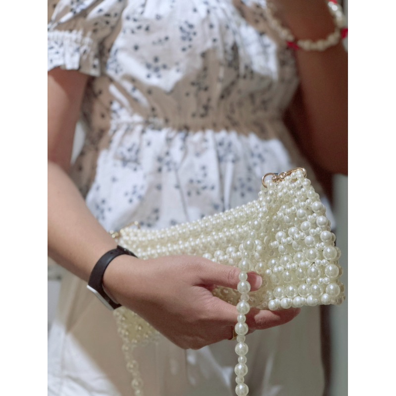 tas pesta / clucth / tas manik / pearl