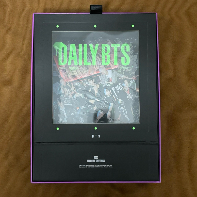 BTS SEASON GREETINGS 2022 // bts sg 22 outbox pb photobook