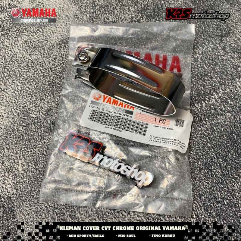 CHROME CROM KROM KLEM KLEMAN SELANG UDARA COVER CVT MIO SPORTY SMILE ORIGINAL 5TL-E5484-00
