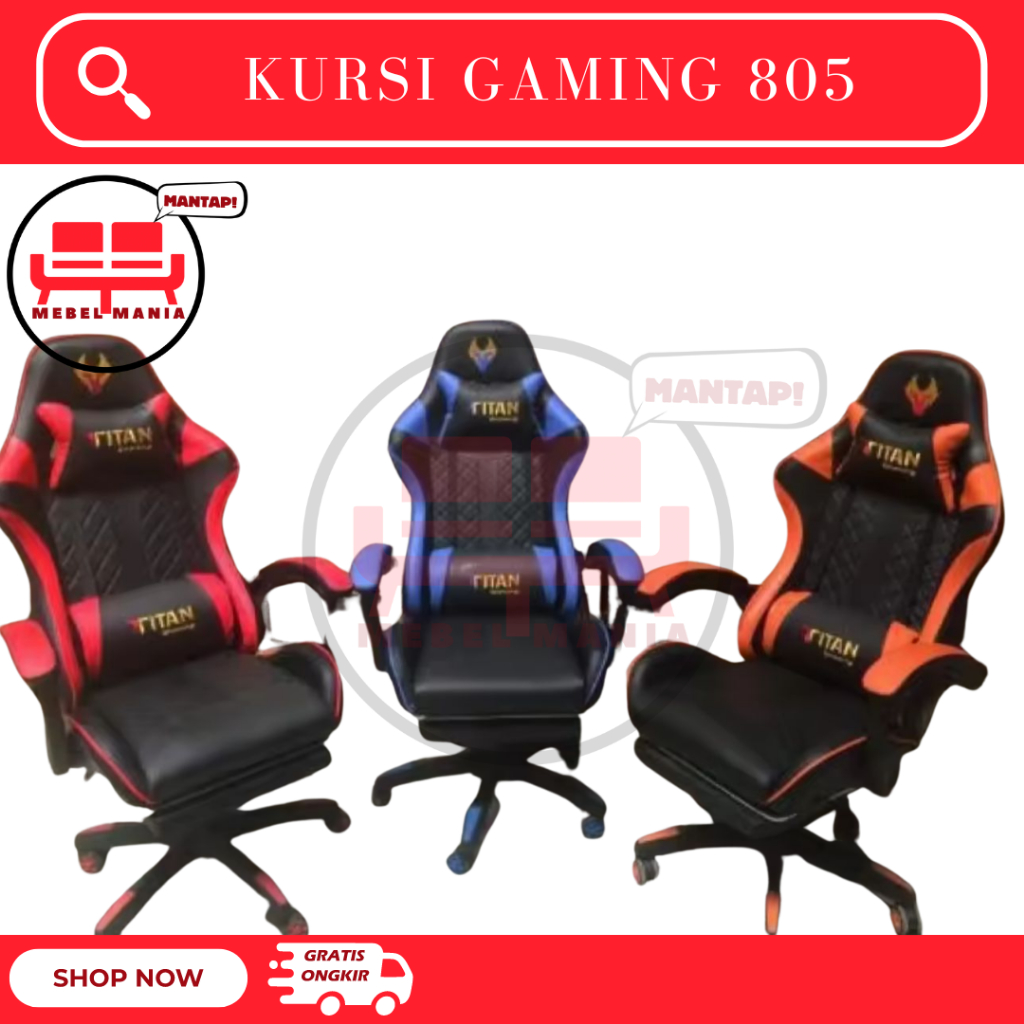 Kursi Gaming 805 - Kursi Gamers - Kursi Game