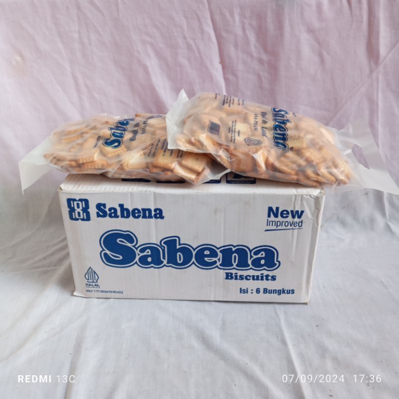 

Sabena Biscuits rasa pisang enak dan lezat 1Dus isi 6 bungkus