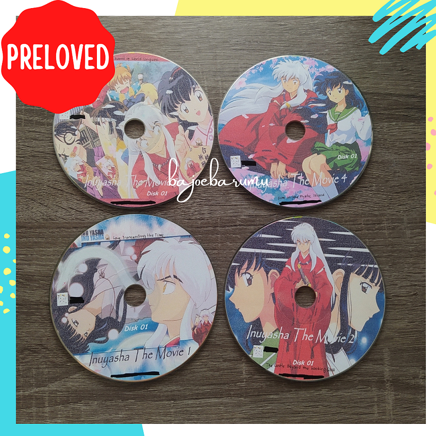 VCD Koleksi Inuyasha The Movie Anime Preloved Bekas Lawas Jadul Langka