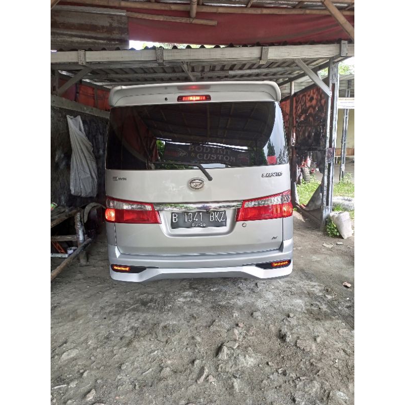 BEMPER BELAKANG LUXIO COSTUM MODEL AVANZA 2021-2024 bemper belakang Luxio custom avanza 2023
