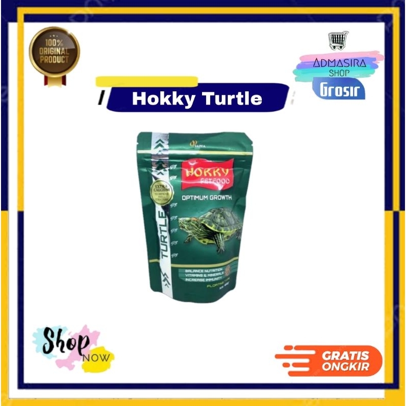 HOKKY TURTLE Stick 100gram JAPFA Pakan Pelet Kura Kura Reptil 100 gram