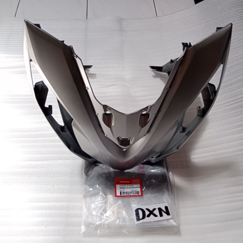 Cover Depan Tameng Silver Cover Front Beat K1A 64301-K1A-N00MCS Asli Original Honda