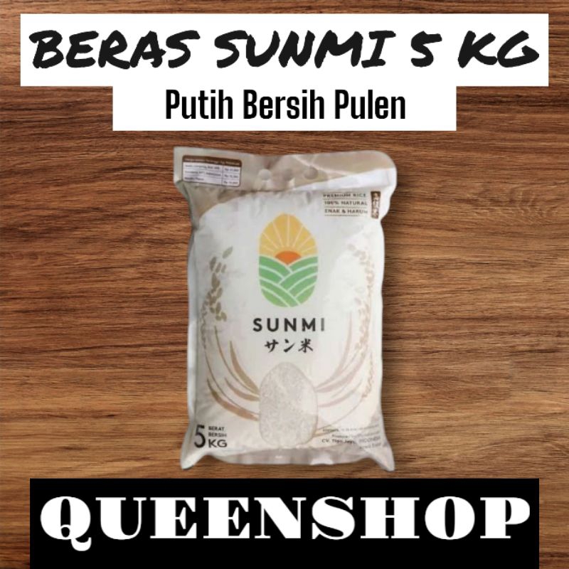 

Beras Restoran Jepang Premium SUNMI 5KG putih bersih lengket