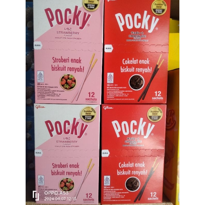 

Pocky Kemasan Sachet- 1 kotak isi 12bks