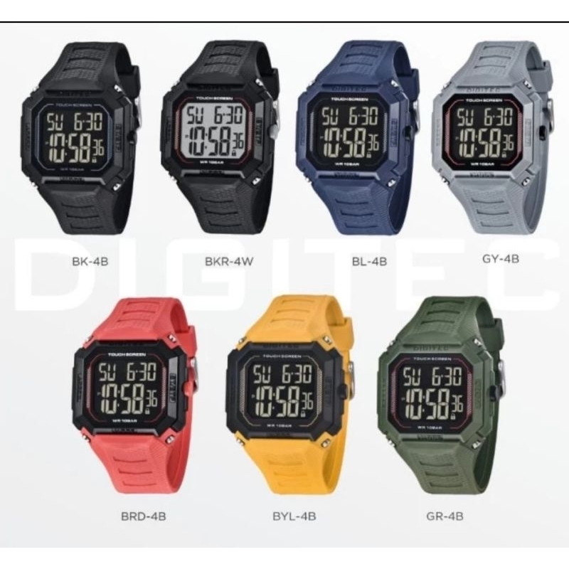 Jam Tangan Pria Digitec 8085 Touchscreen Original
