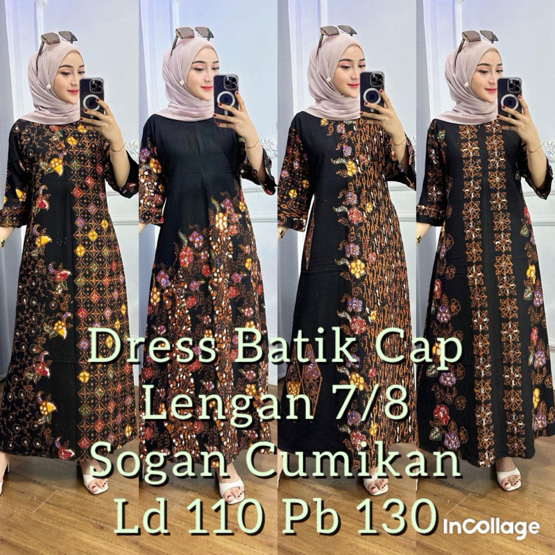 Daster lengan 3/4 daster lengan panjang  Daster Pekalongan daster batik daster kekinian daster terba