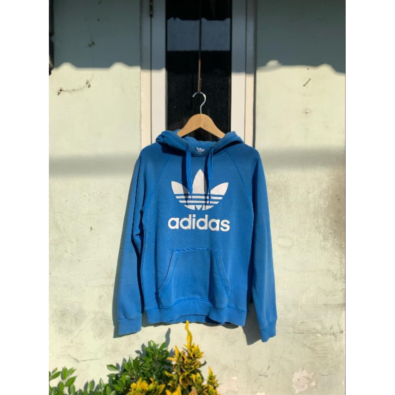 hoodie Adidas trefoil blue