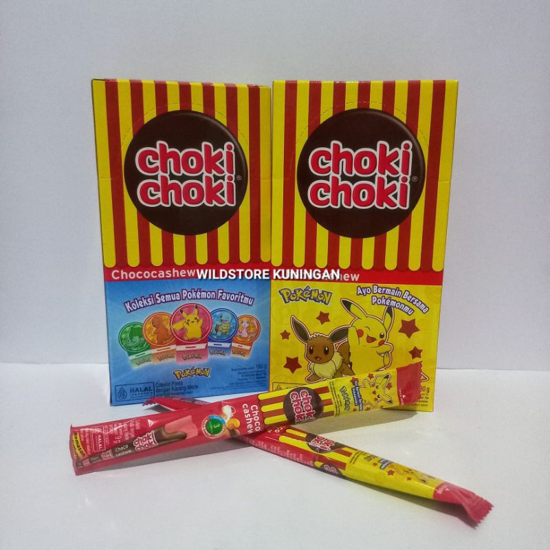 

Choki Choki Rasa Chococashew 1 Pak 180gr Isi 20 Pcs