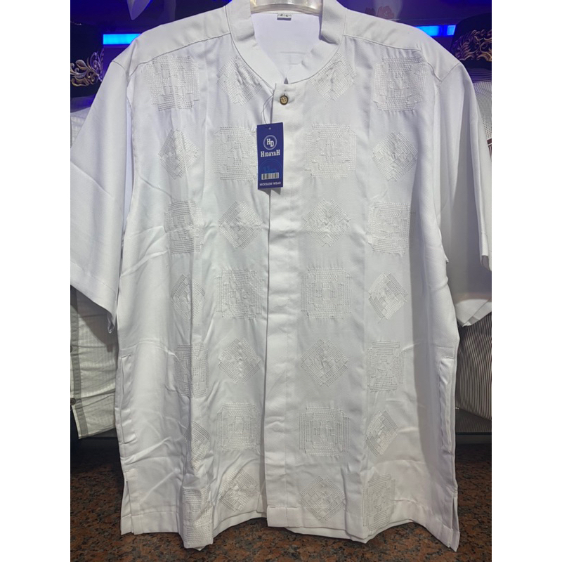 Baju Koko Dewasa Jumbo XXL-XXXXXL Lengan Pendek