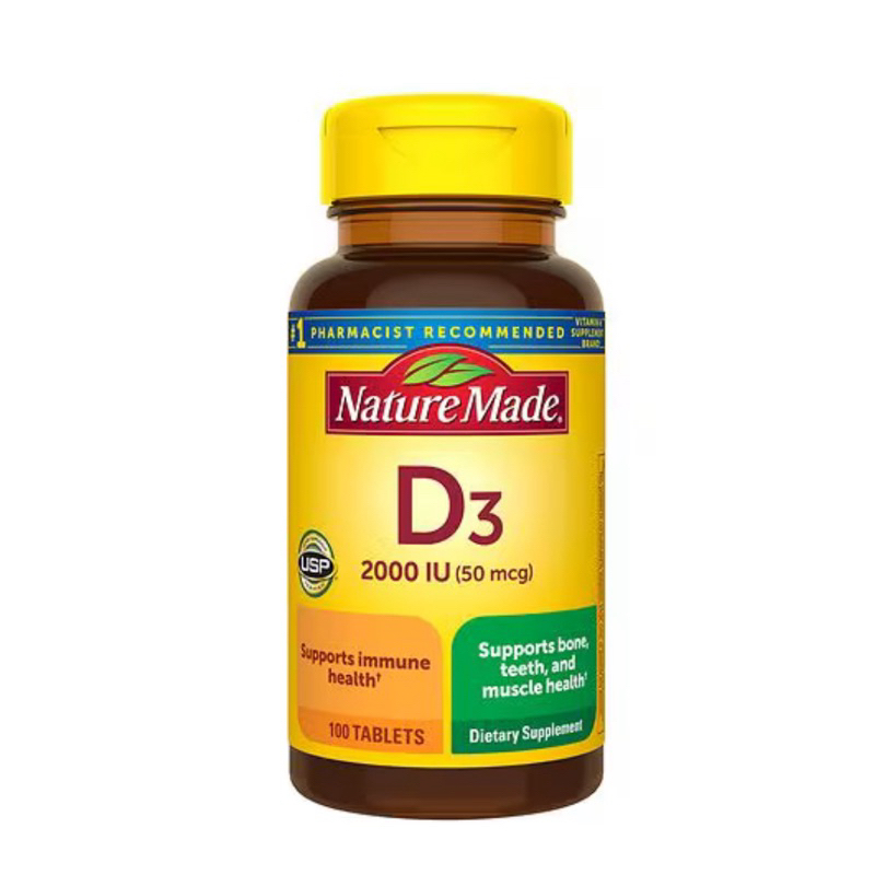 Nature Made Vitamin D3 2000 IU
