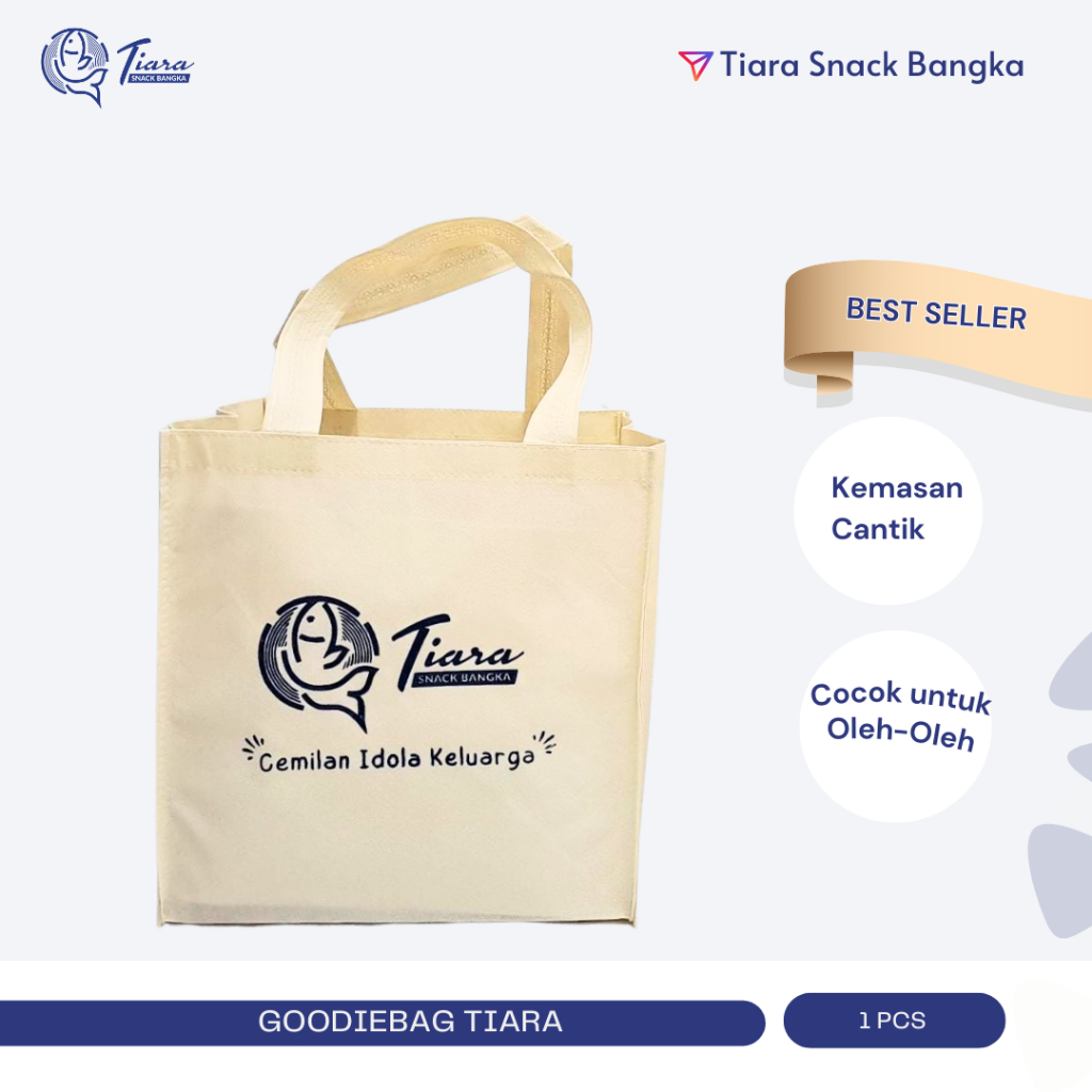 

Tas Goodiebag/Tas Belanja/Tas Oleh Oleh Tiara Snack Bangka