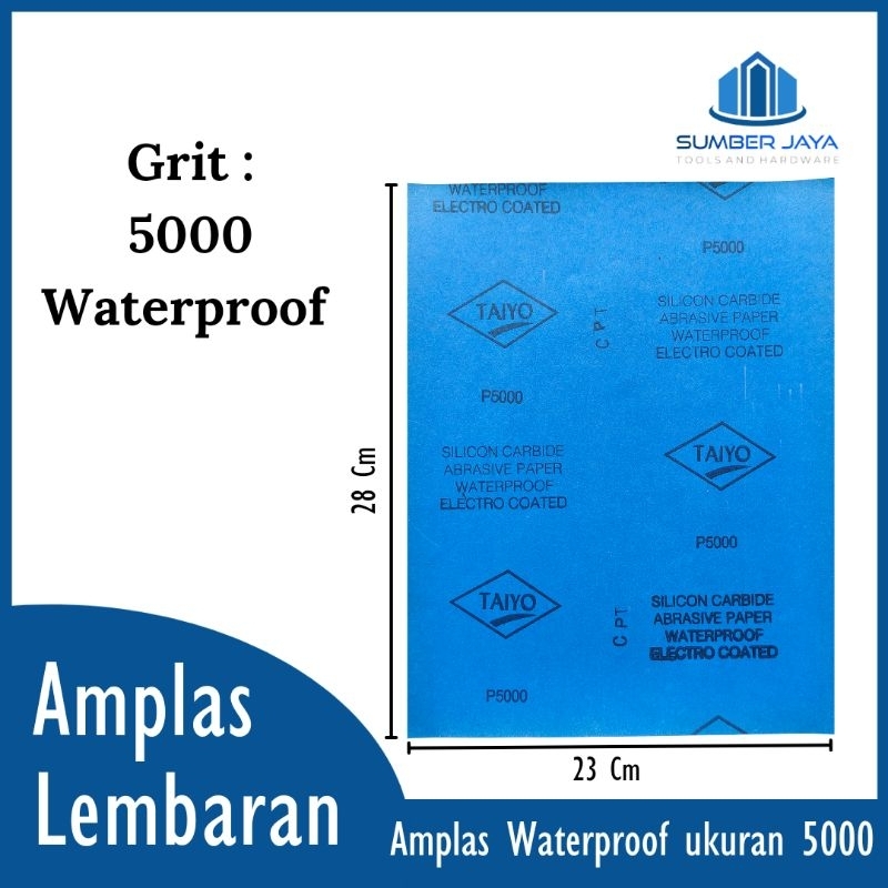 Amplas lembaran halus grit 5000 taiyo