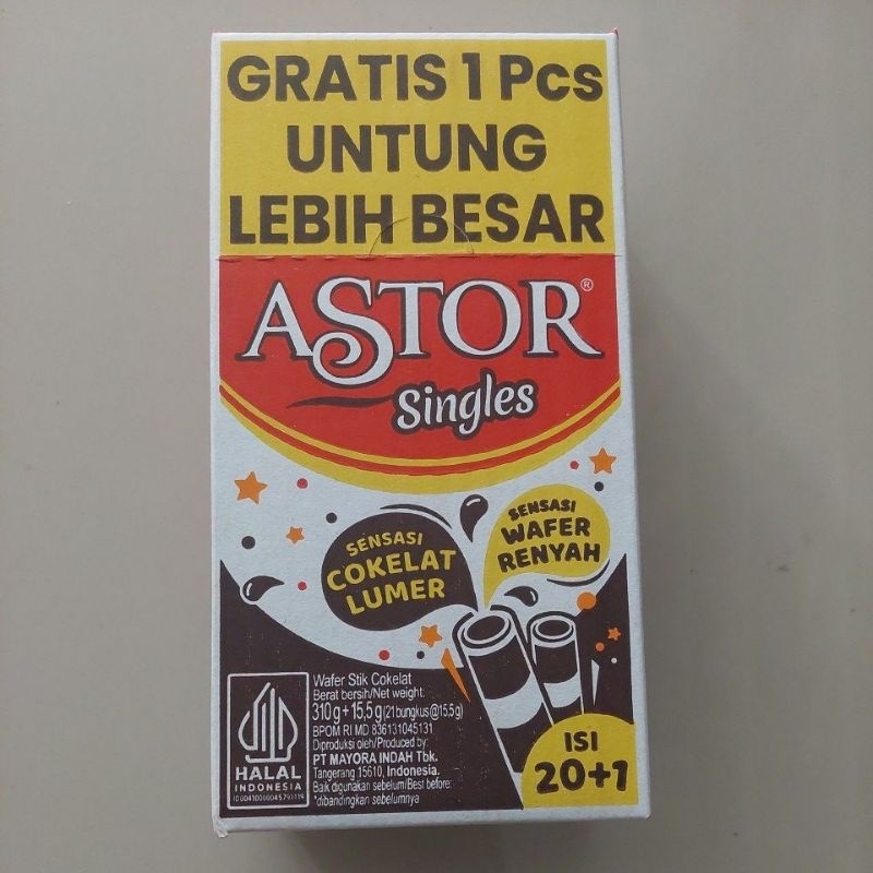 

Astor Singles Box isi 20x15.5gr Astor Moyora Astor Wafer Roll