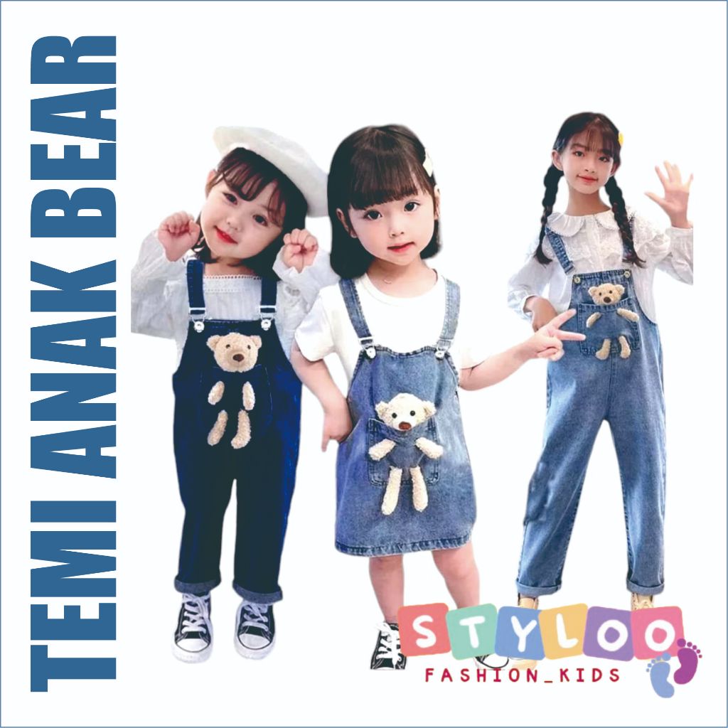 jumsit wearpack celana dan rok rok temi anak perempuan Temi anak perempuan 1 tahun wearpack anak per