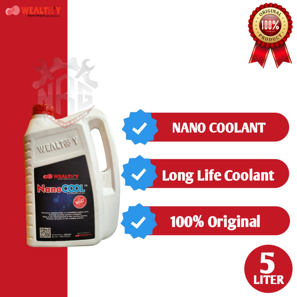 AIR RADIATOR COOLANT WEALTHY 5L (MERAH)