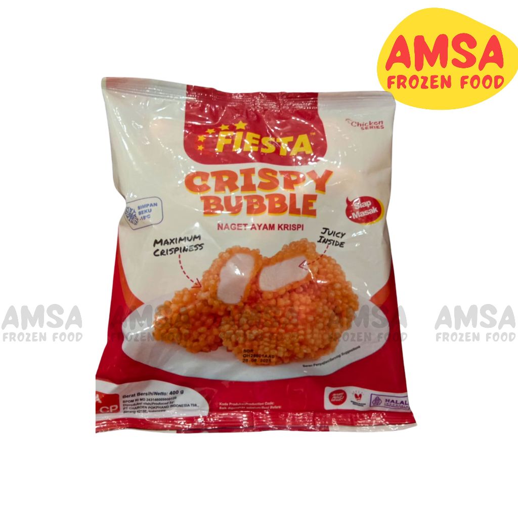 

Fiesta Crispy Bubble Chicken Nugget 400 gr / Naget Ayam Krispi