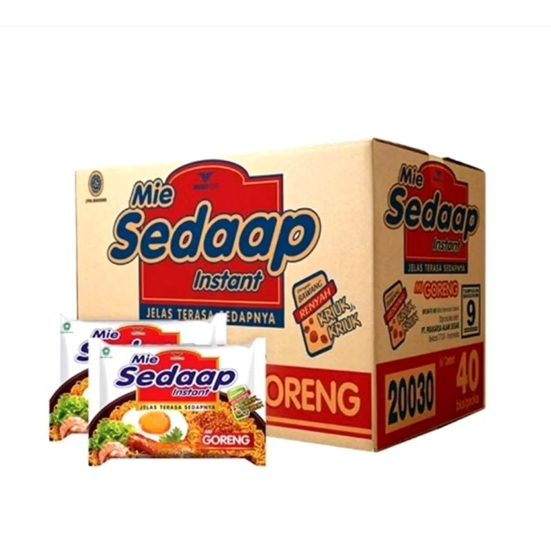 

Sedaap Mie Instan Goreng 90gr isi 40