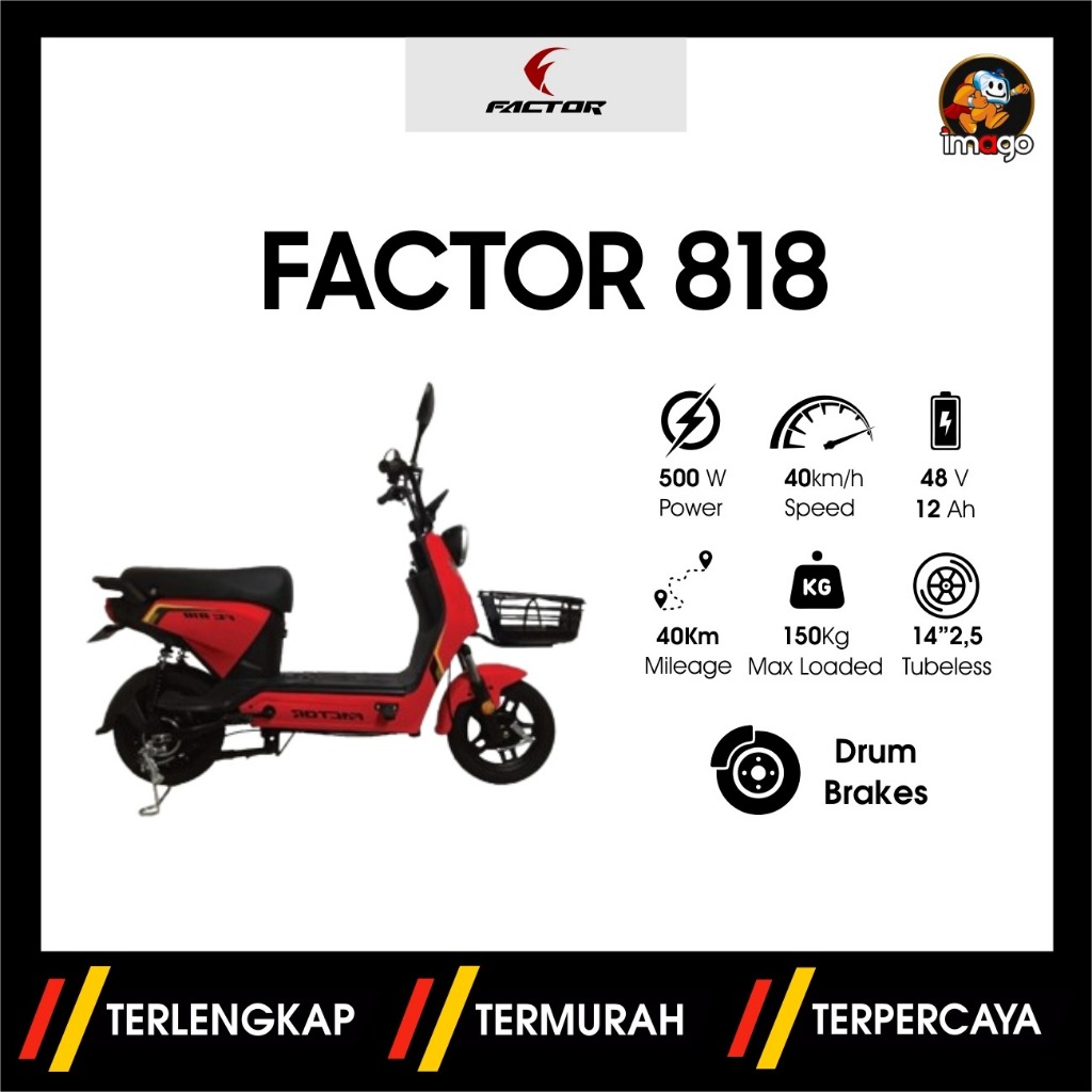 SEPEDA LISTRIK FACTOR 818