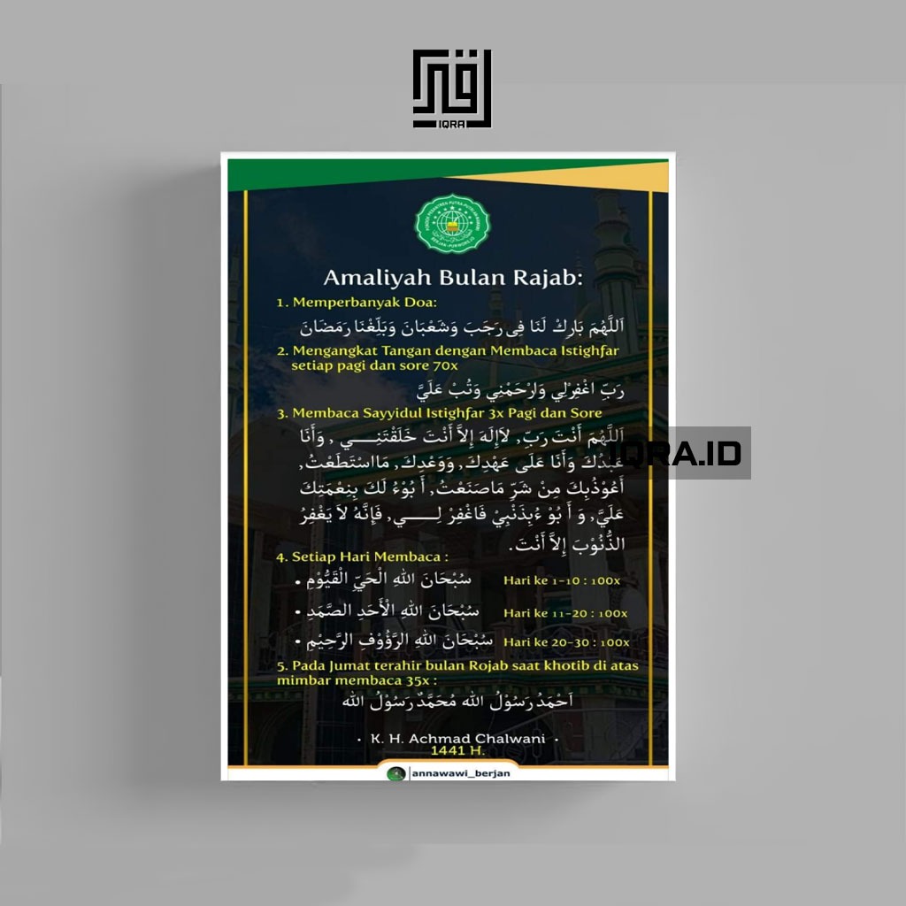 

[0323] Amaliyah Bulan Rjab