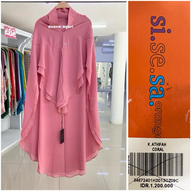 khimar sisesa dusty pink