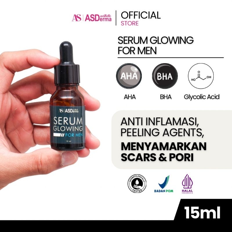 Asderma Aesthetic Serum Glowing For Men