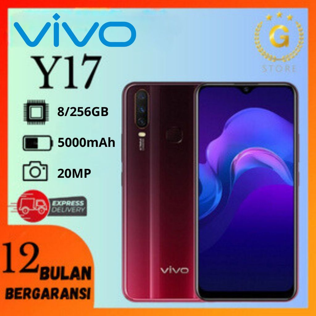 HP VIVO Y17 RAM 8/256GB $PROMO$ FULLSET BERGARANSI 12BULAN