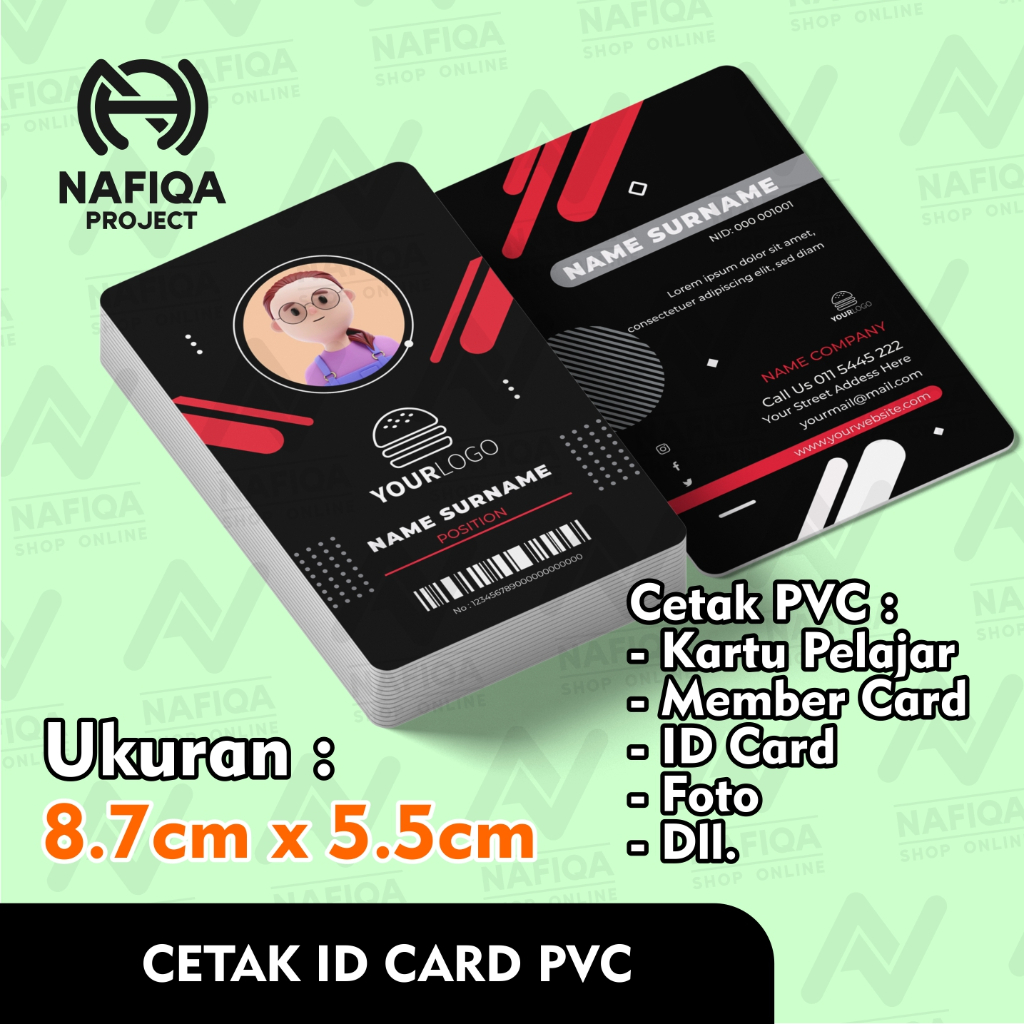 

Cetak PVC ID Card [Digital] [UV]