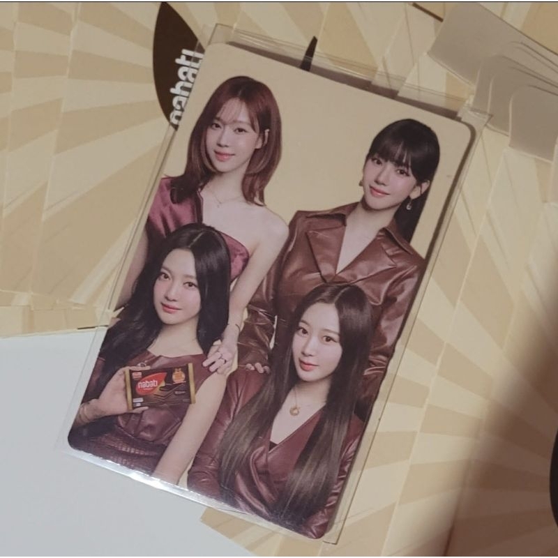 [ OFFICIAL AESPA X NABATI ] OFFICIAL PHOTOCARD FROM AESPA X NABATI