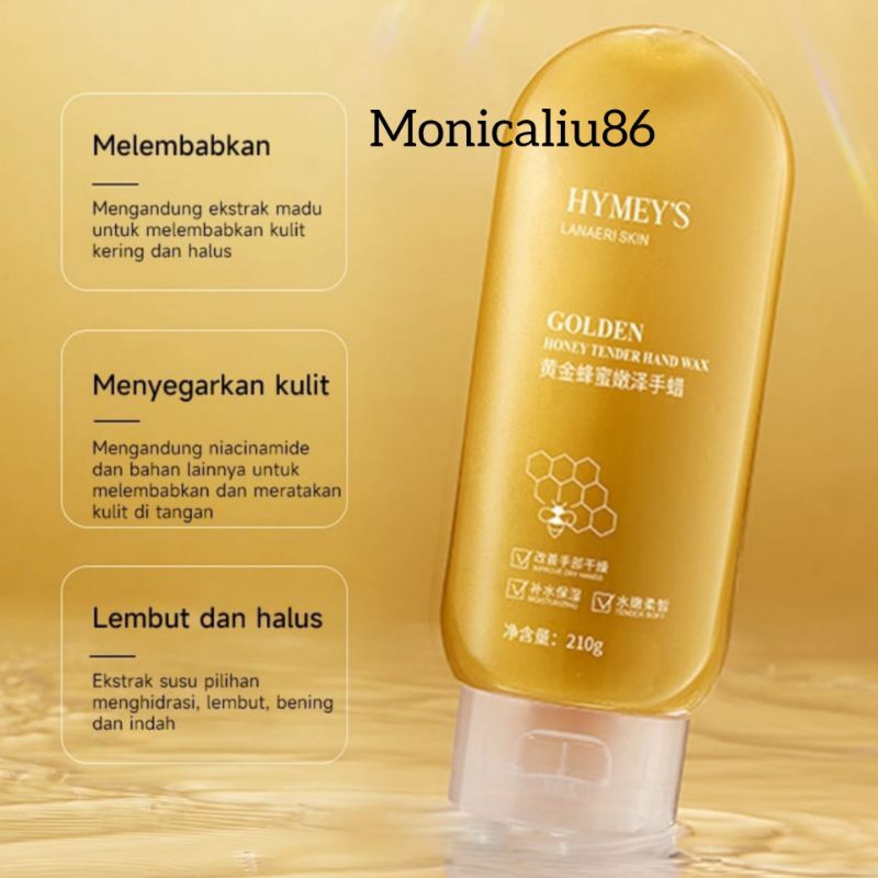 BISA COD / GLOW UP - GOLDEN HONEY SMOOTH HAND WAX / HYMEYS GOLD HONEY MOISTURIZING HAND WAX / MASKER