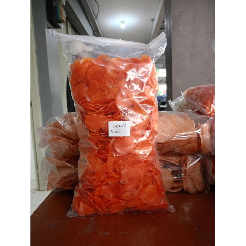 

Grosir kerupuk-Kerupuk merah/Kerupuk seblakk