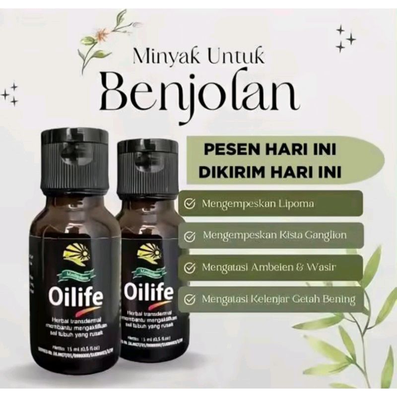 OILIFE - Minyak Oles Benjolan Di Tubuh Asli Original BPOM