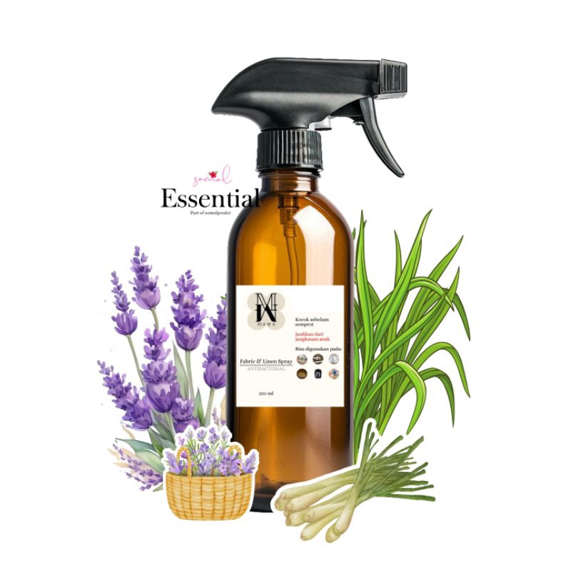 SOMOL [LINEN SPRAY] - PARFUM LINEN / LINEN SPRAY / PENGHARUM PAKAIAN