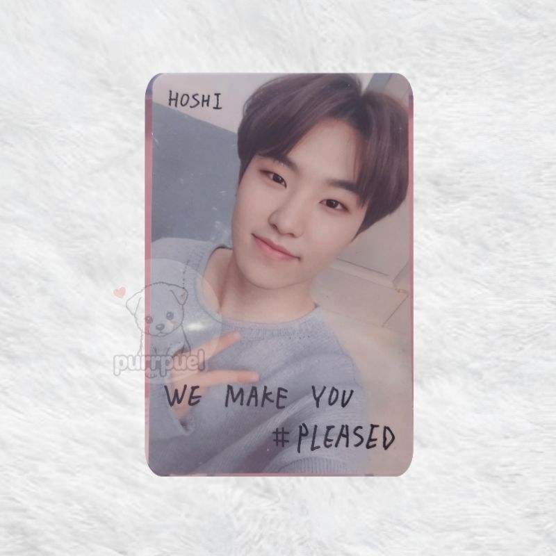 Hoshi Photocard PC We Make You WMY Pleased Lim B