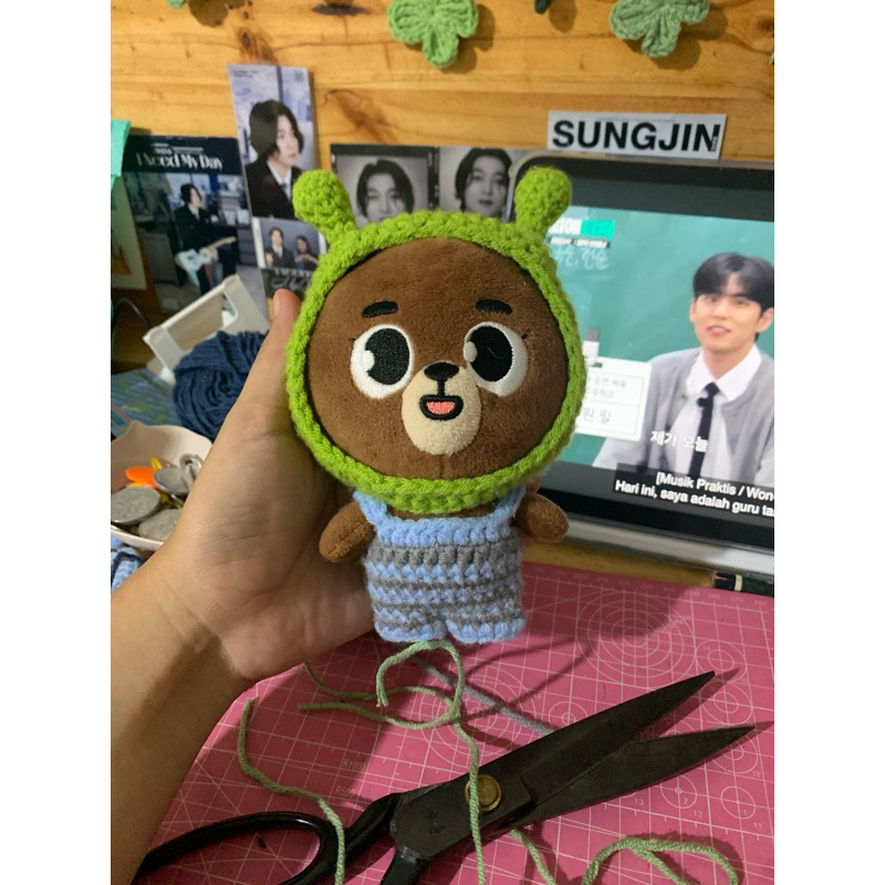 baju denimalz overall rajut