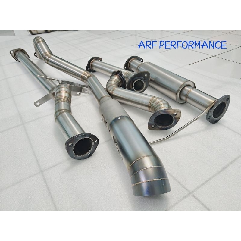 Fullsystem Knalpot Pajero Dakkar Old , Pajero Exceed tailpipe JTC TITANIUM ( replika ) original ARF 