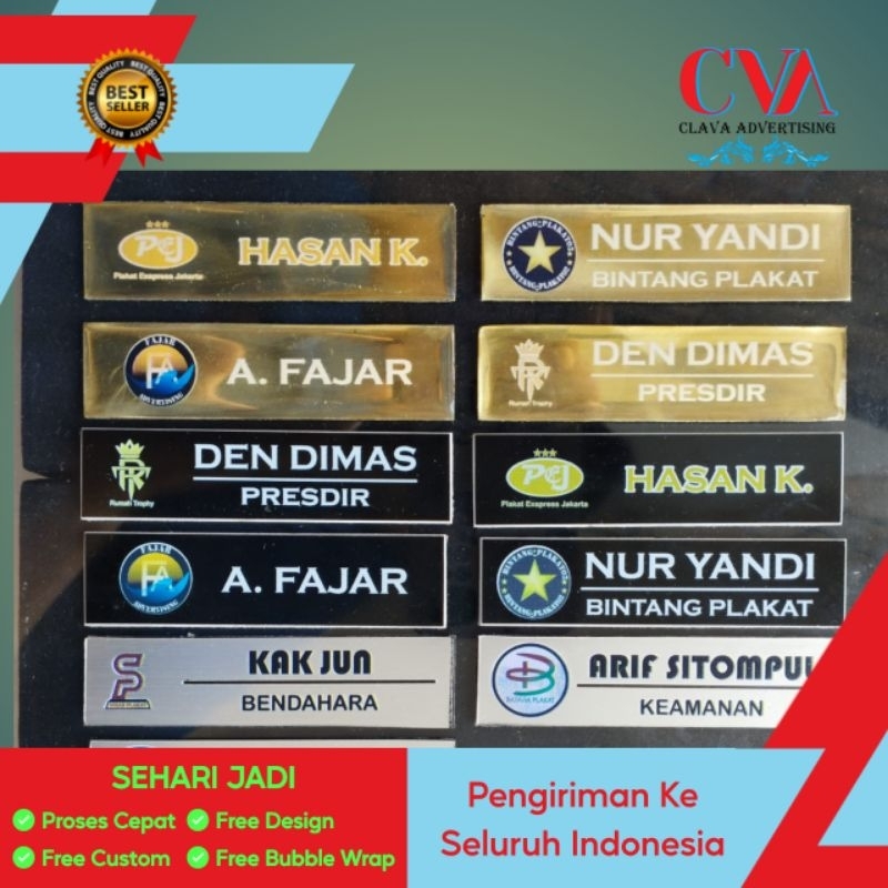 name tag, name tag custom, name tag murah, name tag bagus