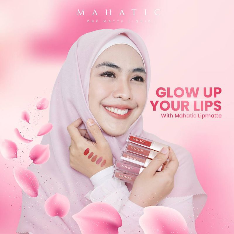 MAHATIC LIP MATTE BY OSD, dgn tekstur ringan, mudah dibersihkan serta wudhu friendly