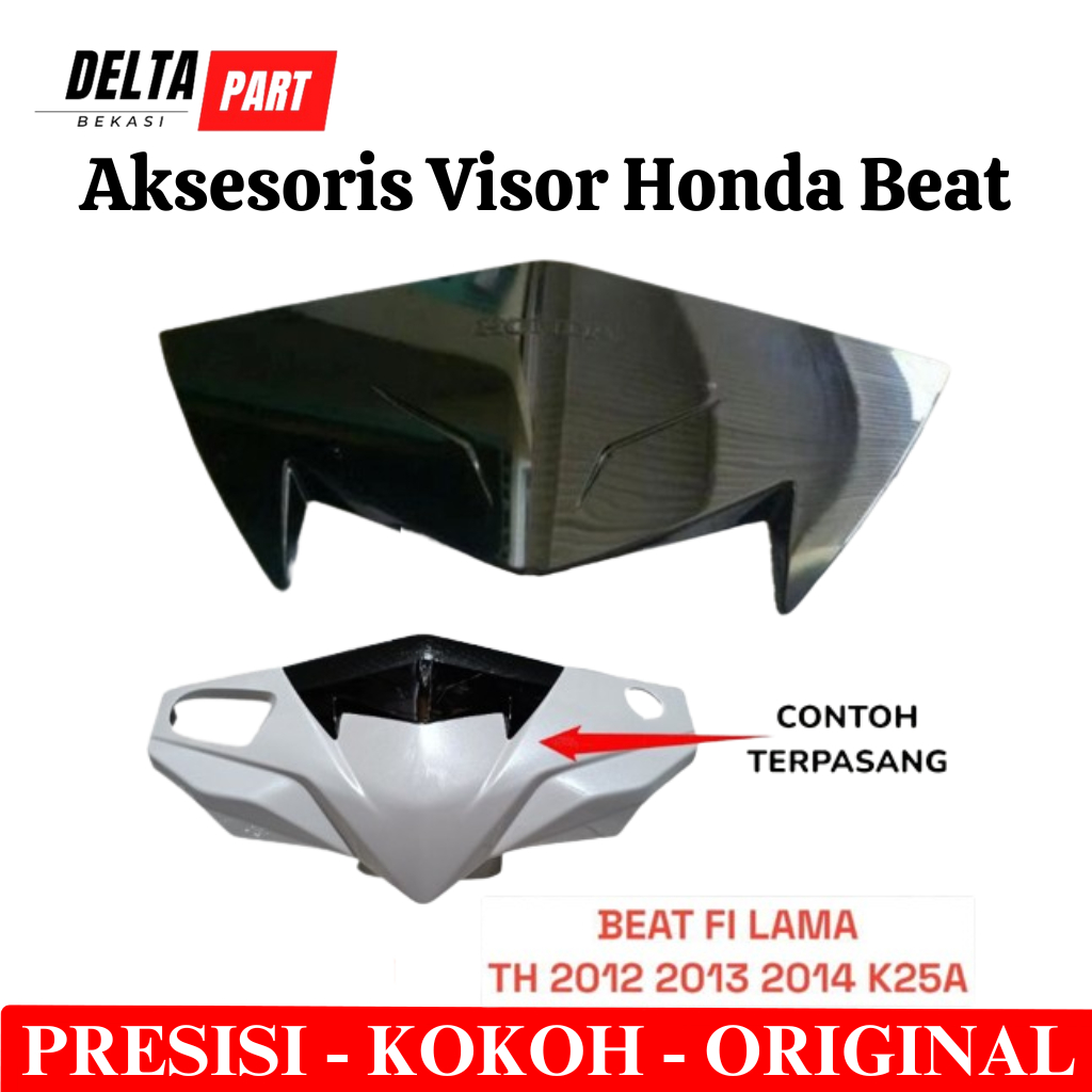 Aksesoris visor windshield beat fi lama 2012 2013 2014 original honda K25A