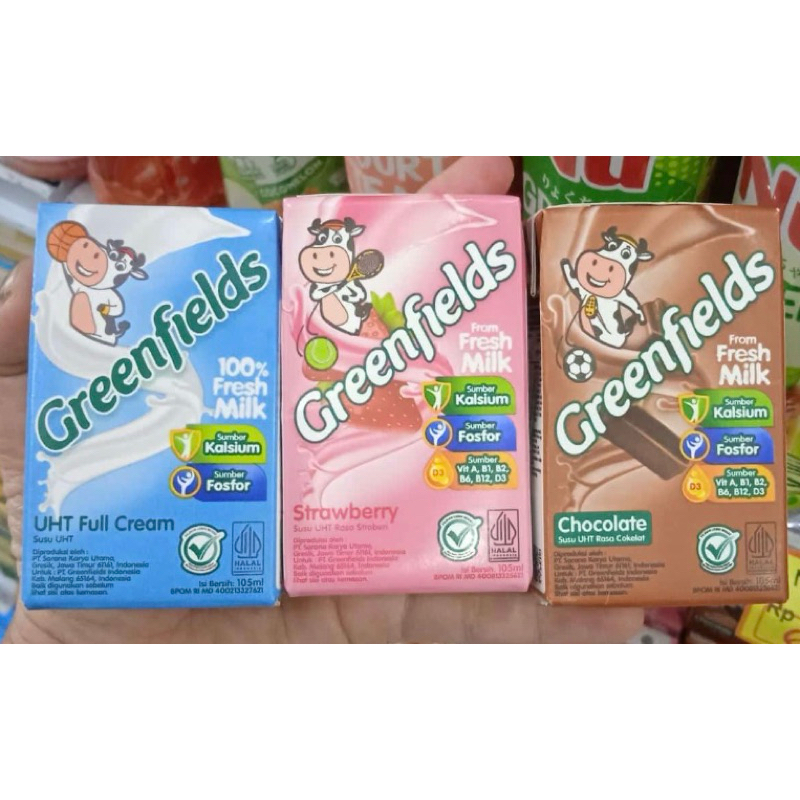 

GREENFIELDS UHT 105ml KARTONAN isi 40pcs