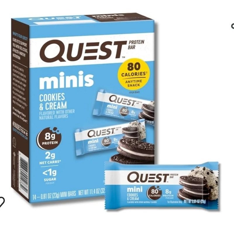 

Quest Nutrition Mini Protein Bars, 1 Box 14 Count