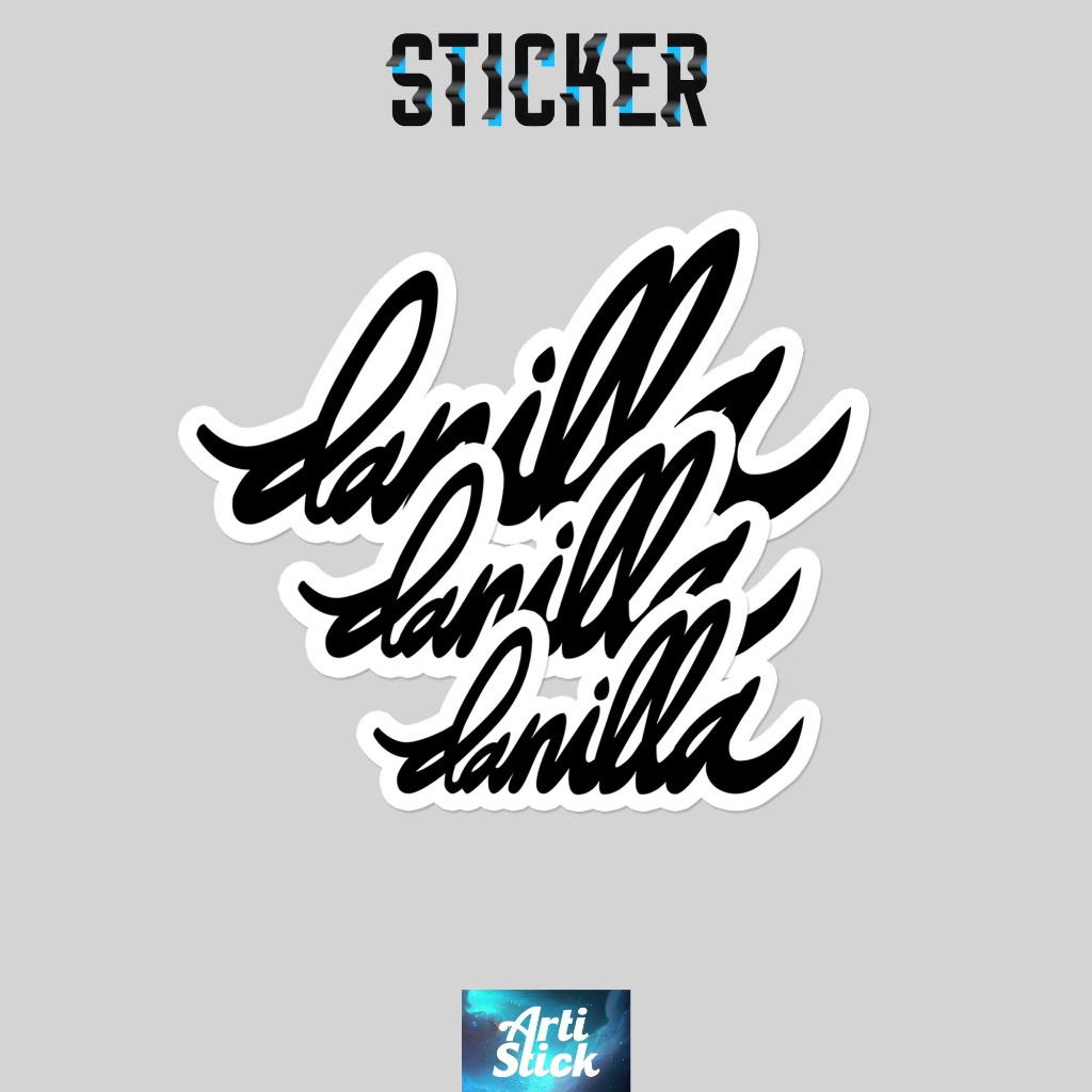 

(3 PCS) Sticker Band Series DANILLA | Vinyl Laminasi anti air | ArtiStick Merch