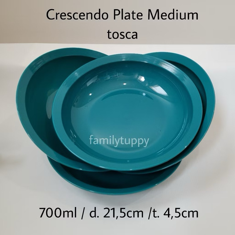 Piring Tupperware , Blomia Plate, Piring Ohana Tupperware, Luncheon Plate Tupperware